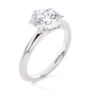 Anillo Ama Mujer in Oro blanco Diamante Lab Grown 1.5 Ct AMA-AN-1014-127-1-13-1.5 - AMA-AN-1014-127-1-13-1.5